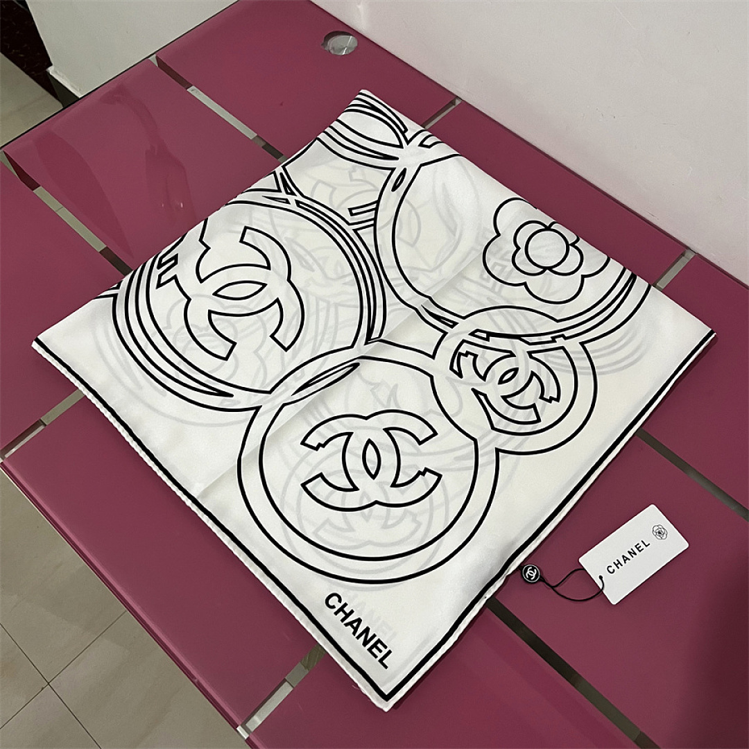 Chanel Square scarf Silk twill · SC45874 — תמונה 5