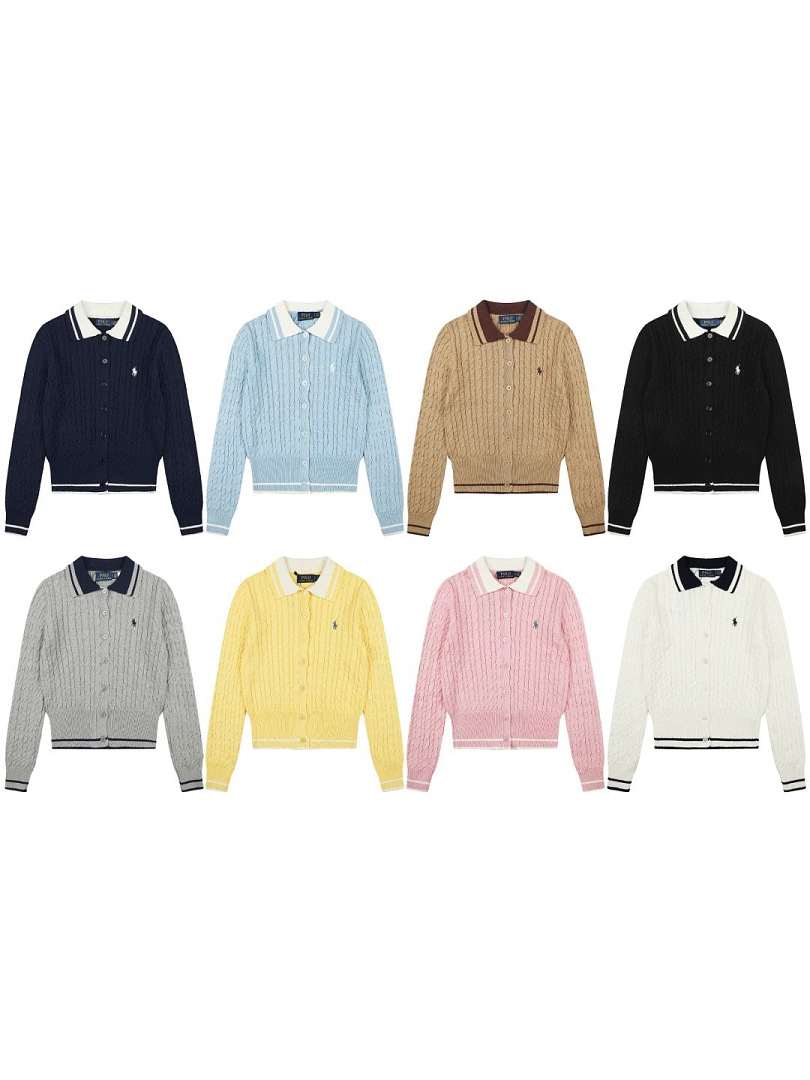 Polo Ralph Lauren Cable-Knit Collared Cardigan · WP86950 — תמונה 19