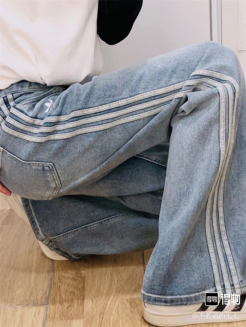 Adidas Adicolor Denim Firebird Pants · LA3173 — תמונה 17