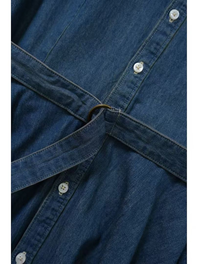 Polo Ralph Lauren Belted Cotton Denim Shirtdress · WP19850 — תמונה 5