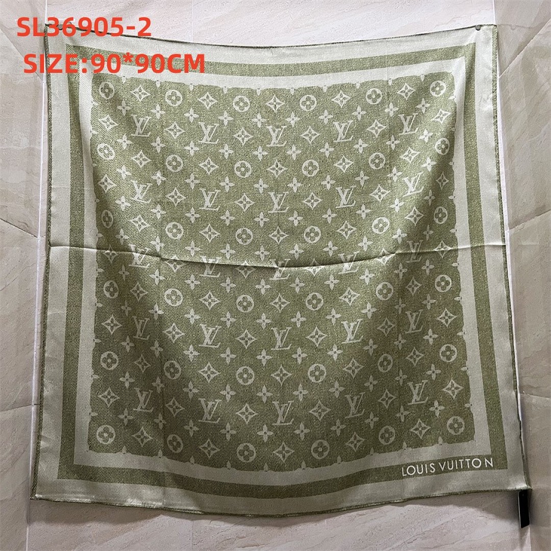 Louis Vuitton LV Denim Stamp Square 90 · SL36905 — תמונה 3