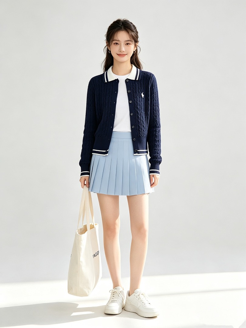 Polo Ralph Lauren Cable-Knit Collared Cardigan · WP86950 — תמונה 24