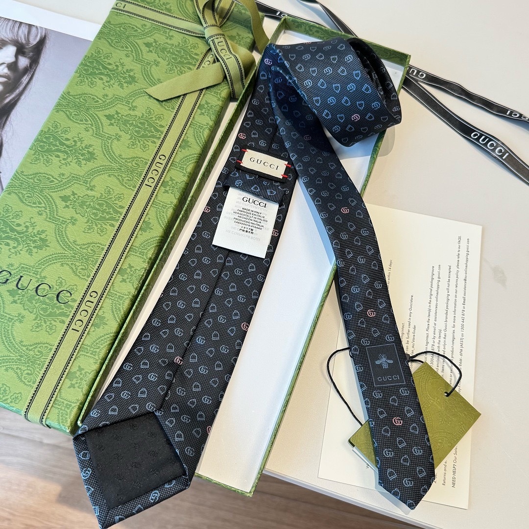 Gucci GG silk jacquard tie · WG68042 — תמונה 18