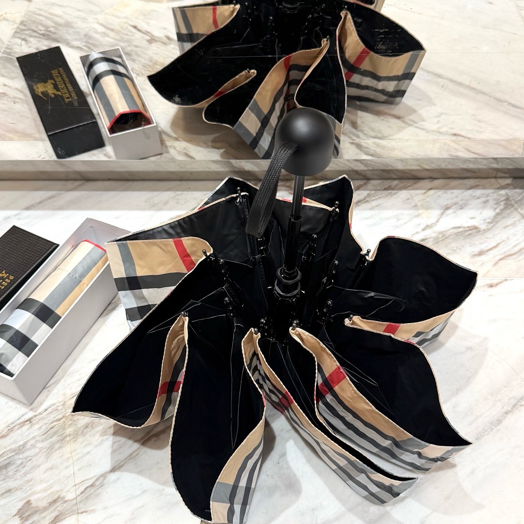 Burberry Check Folding Umbrella · WB22041 — תמונה 5