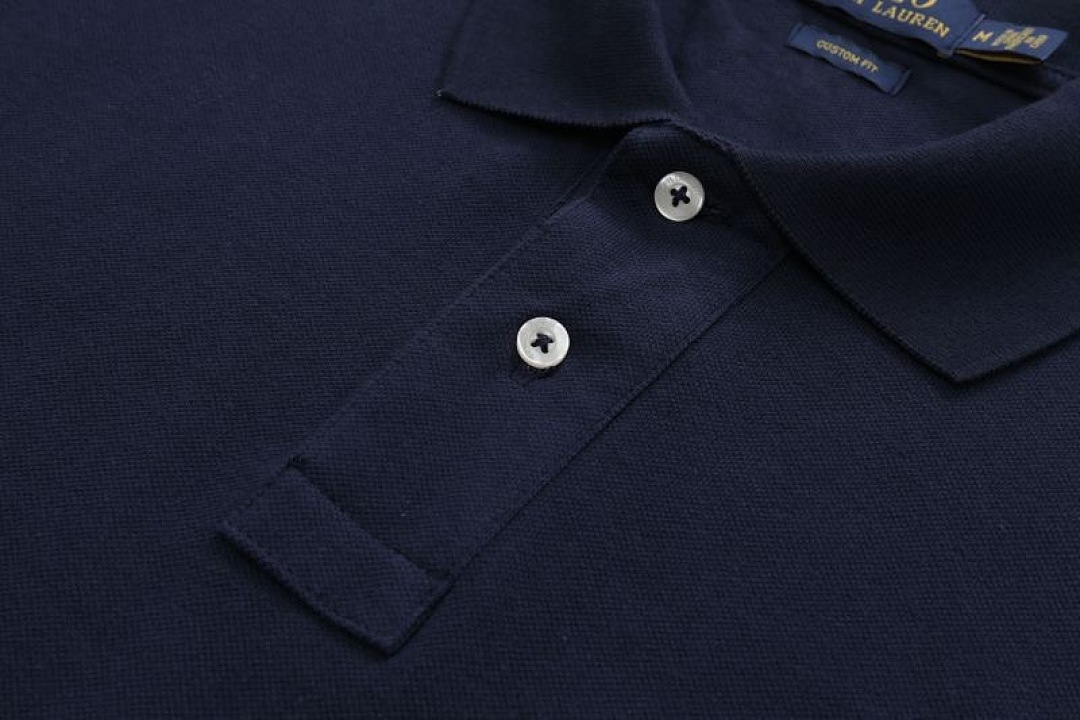 Ralph Lauren Mesh Long-Sleeve Polo Shirt · P12541 — תמונה 9