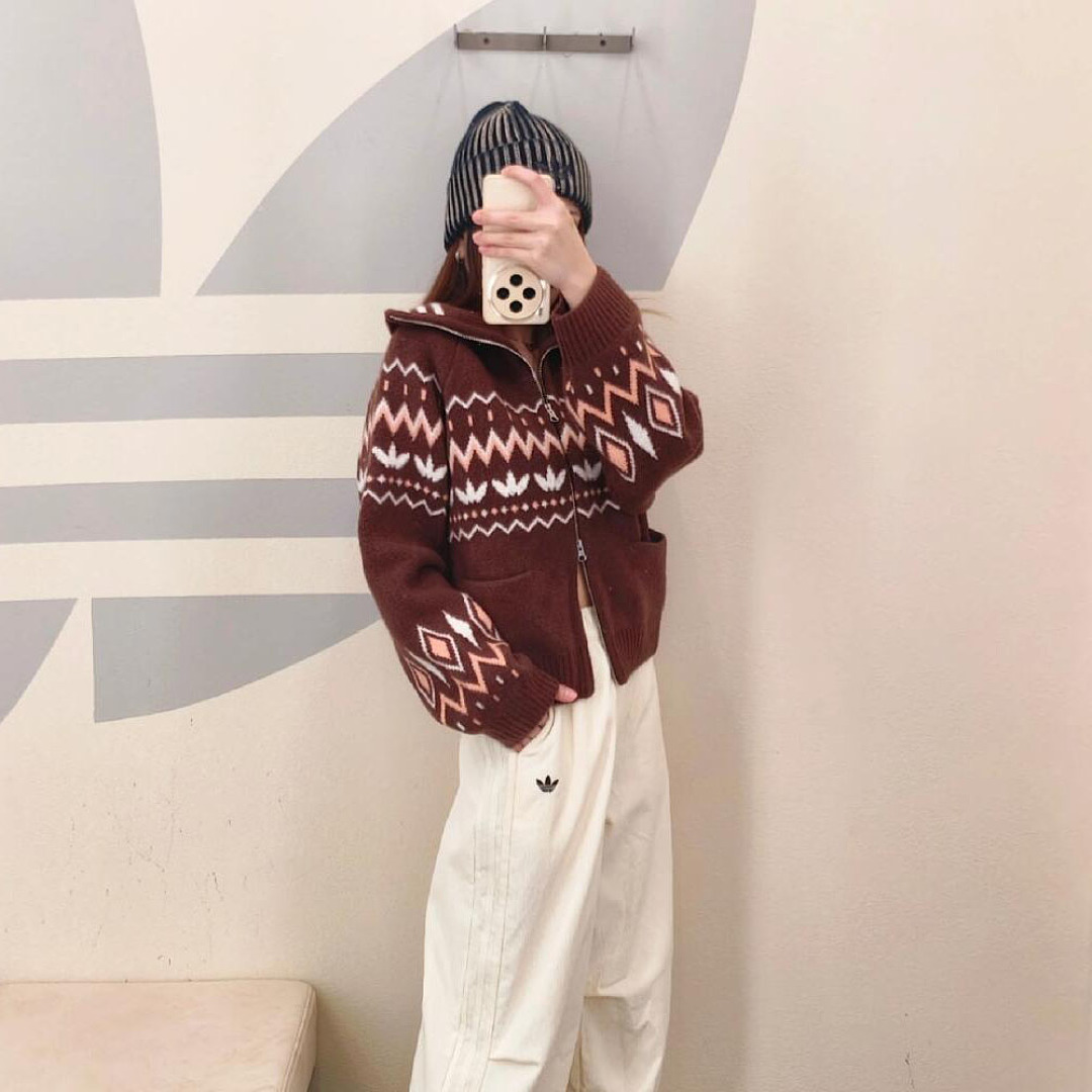 Adidas Originals Fair Isle Cardigan · LA5985 — תמונה 11