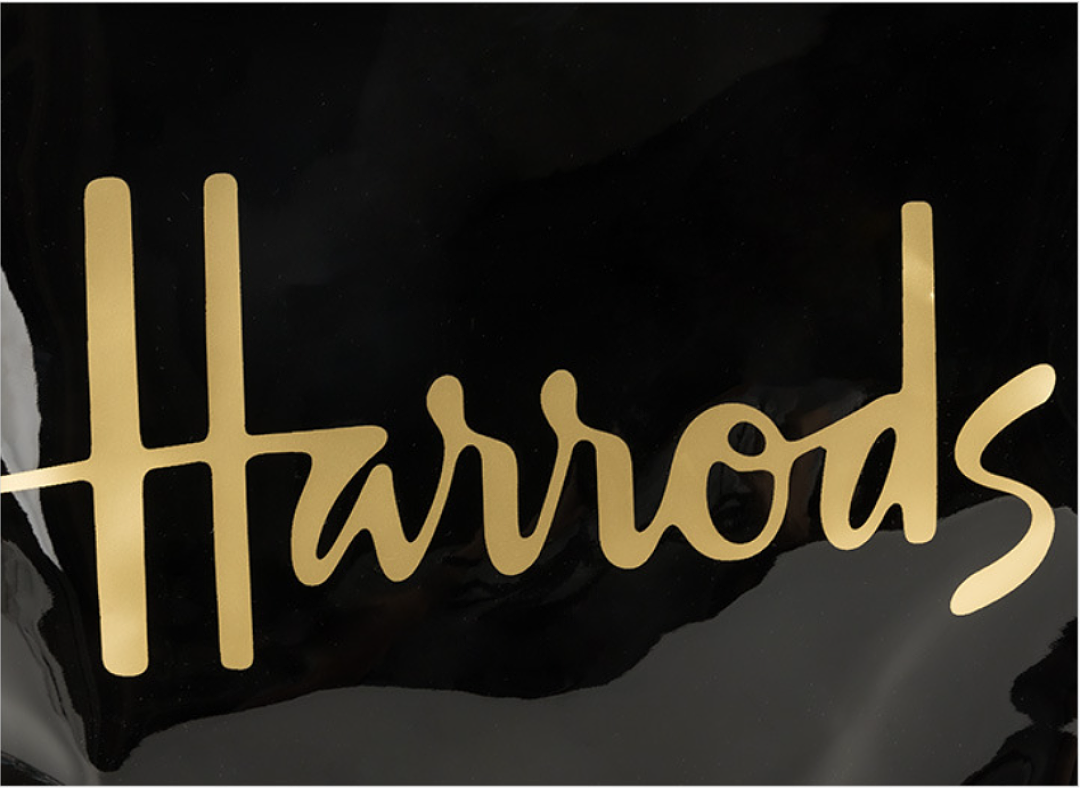 Harrods Navy Medium Cotton Logo Tote · WH48967 — תמונה 10