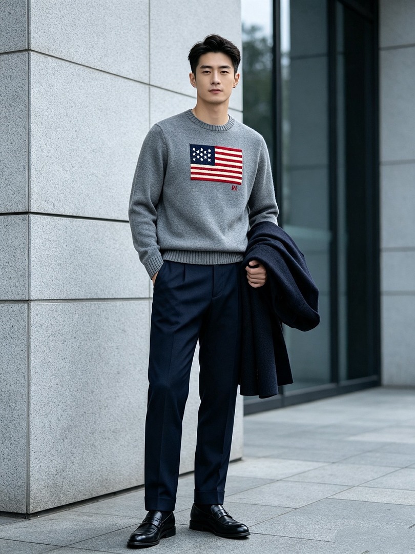 Polo Ralph Lauren The Iconic Flag Sweater · WP46955 — תמונה 3