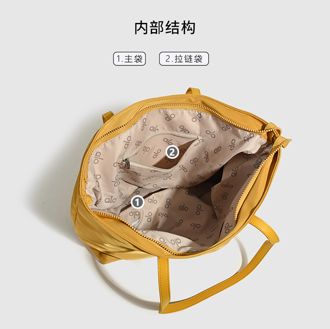 Alo Iconic Studio Tote · WA8134 — תמונה 11