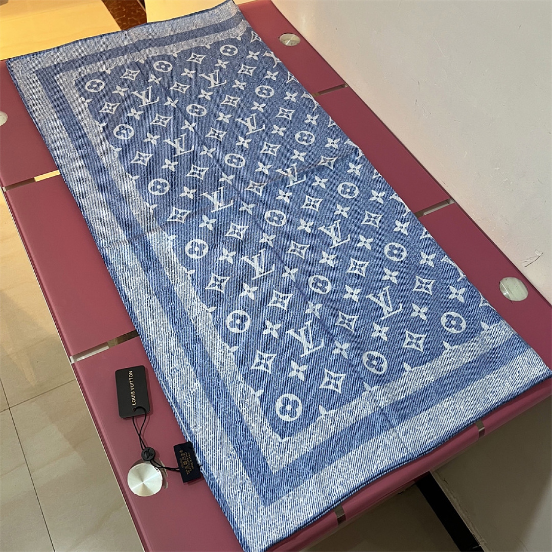 Louis Vuitton LV Denim Stamp Square 90 · SL36905 — תמונה 6