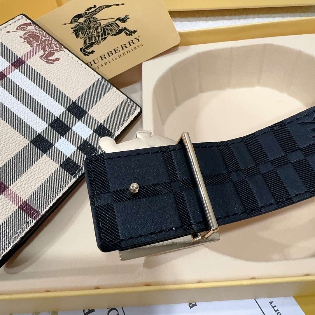 Burberry TB Check Reversible Belt · EB0814 — תמונה 14