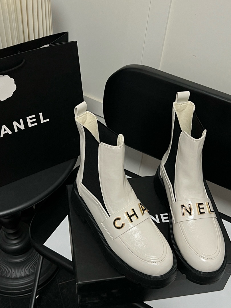 Chanel Cap Toe CC Ankle Boots · WC22862 — תמונה 15