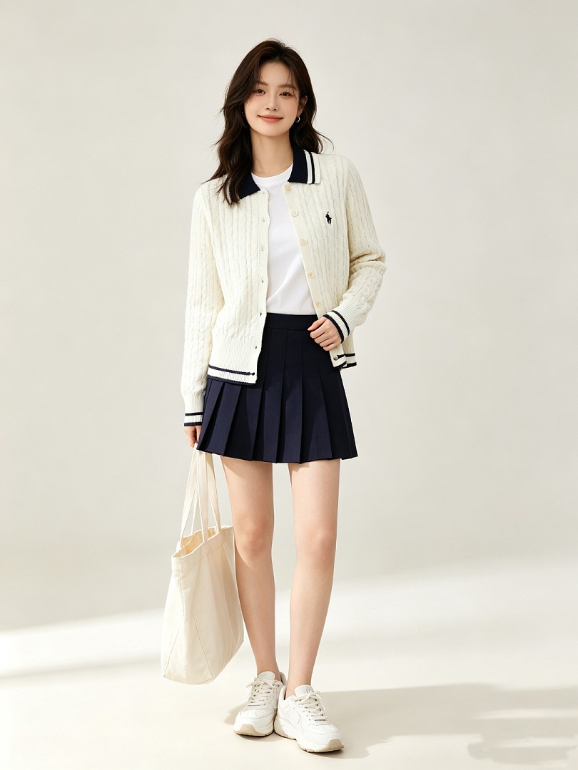Polo Ralph Lauren Cable-Knit Collared Cardigan · WP86950 — תמונה 20