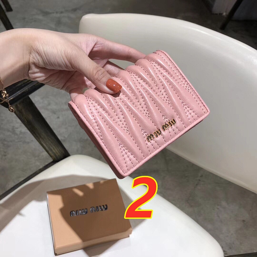 Miu Miu Small Matelassé Nappa Leather Wallet · 5435 — תמונה 18