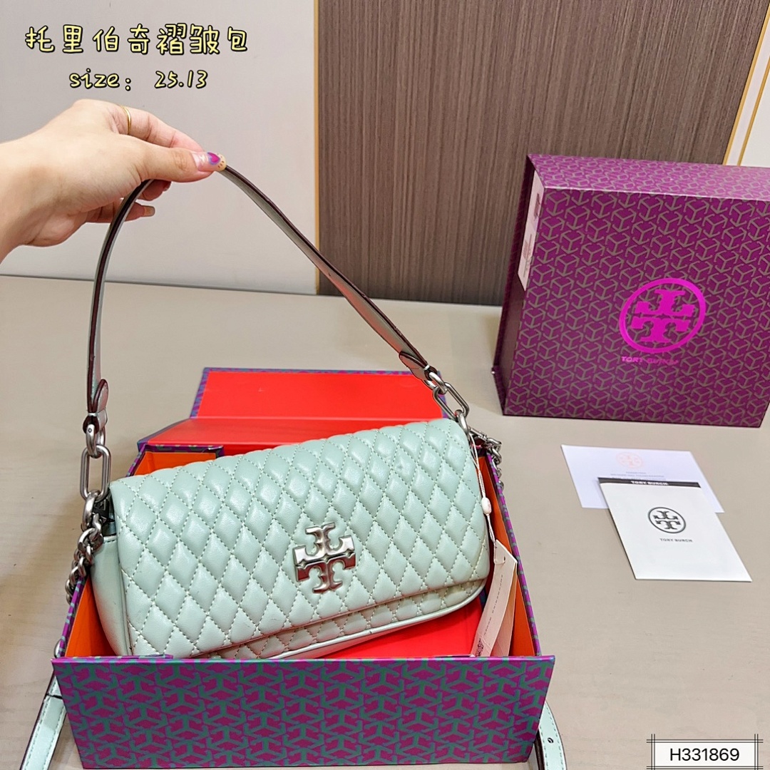 Tory Burch Kira Ruched Small Convertible Shoulder · 5662 — תמונה 12