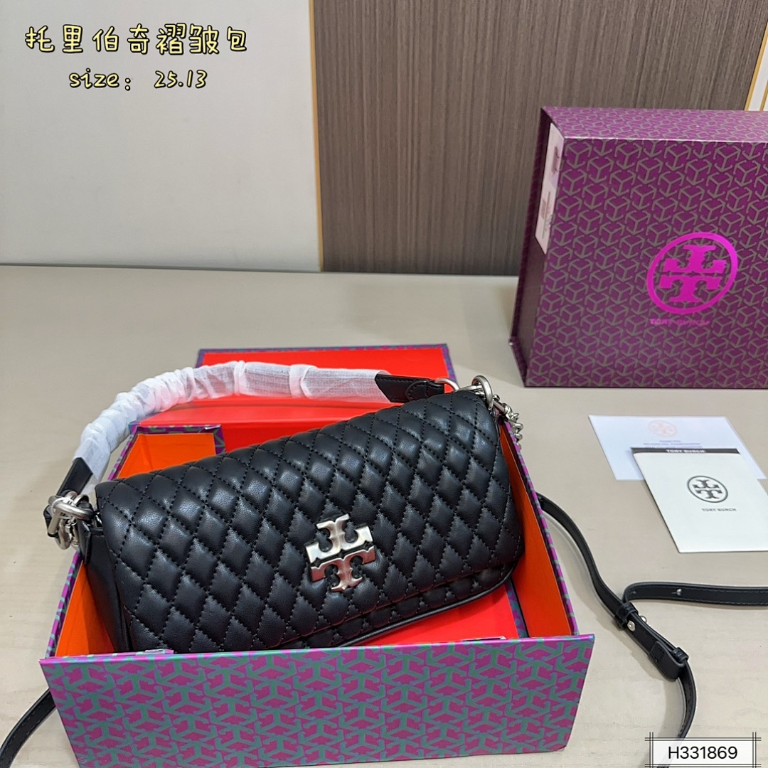 Tory Burch Kira Ruched Small Convertible Shoulder · 5662 — תמונה 4