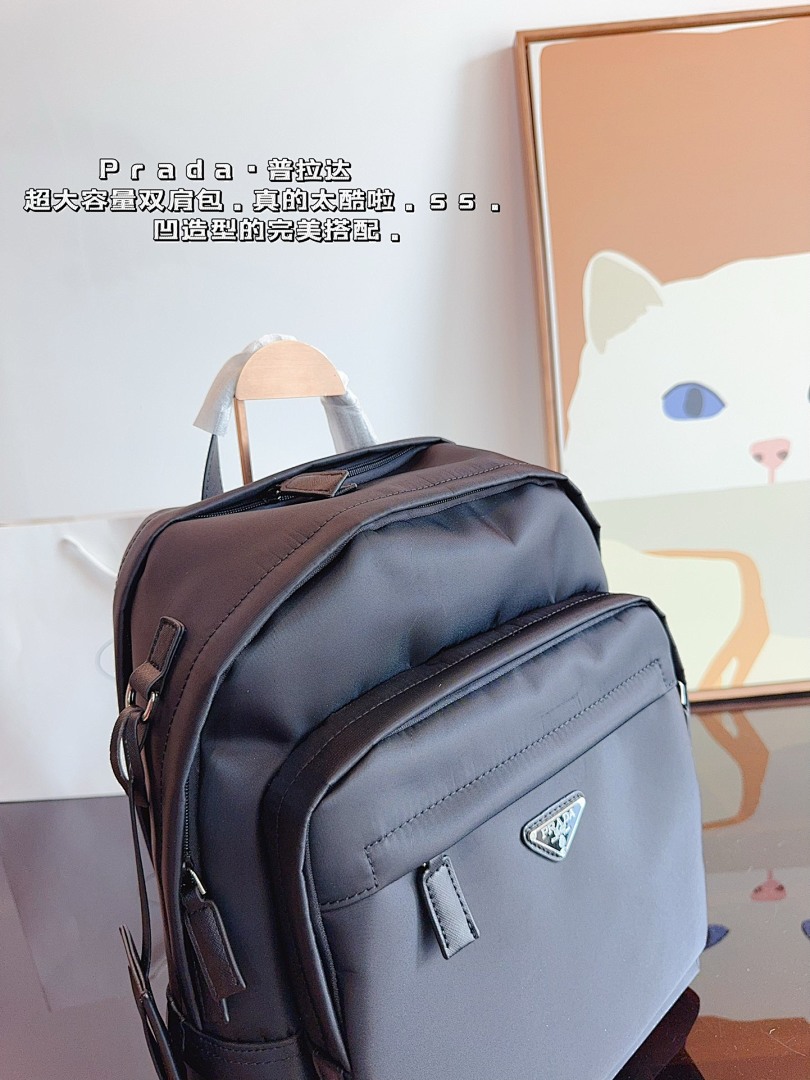 Prada Re-Nylon And Saffiano Leather Backpack · 4999 — תמונה 12