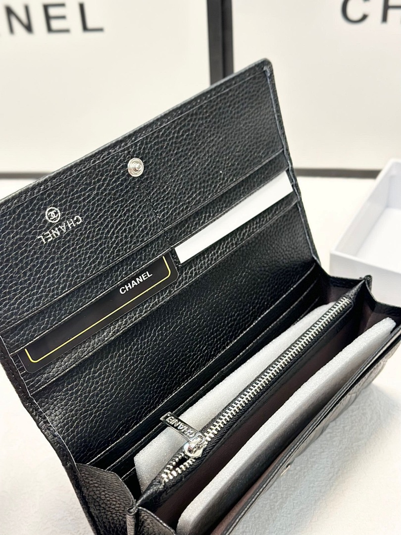 Chanel Caviar Quilted Long Flap Wallet · 5431 — תמונה 17