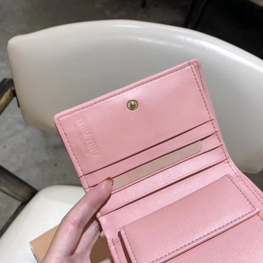 Miu Miu Small Matelassé Nappa Leather Wallet · 5435 — תמונה 17
