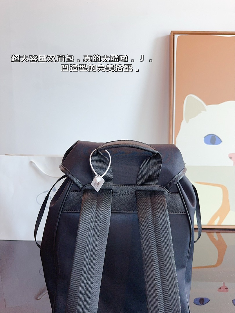 Prada Re-Nylon And Saffiano Leather Backpack · 4999 — תמונה 6