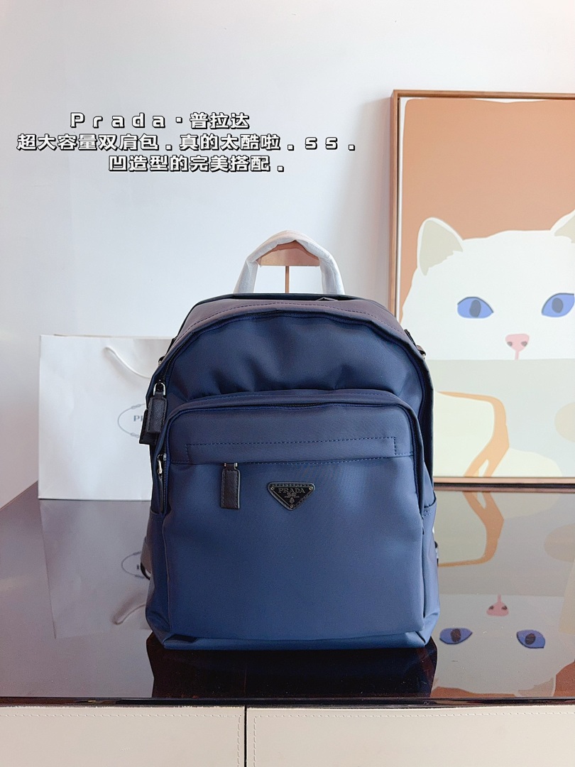 Prada Re-Nylon And Saffiano Leather Backpack · 4999 — תמונה 8