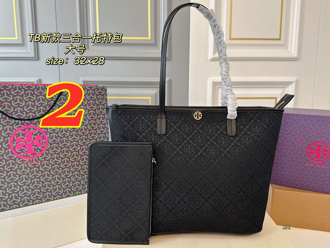 Tory Burch T Monogram Small Zip Tote · 5195 — תמונה 5