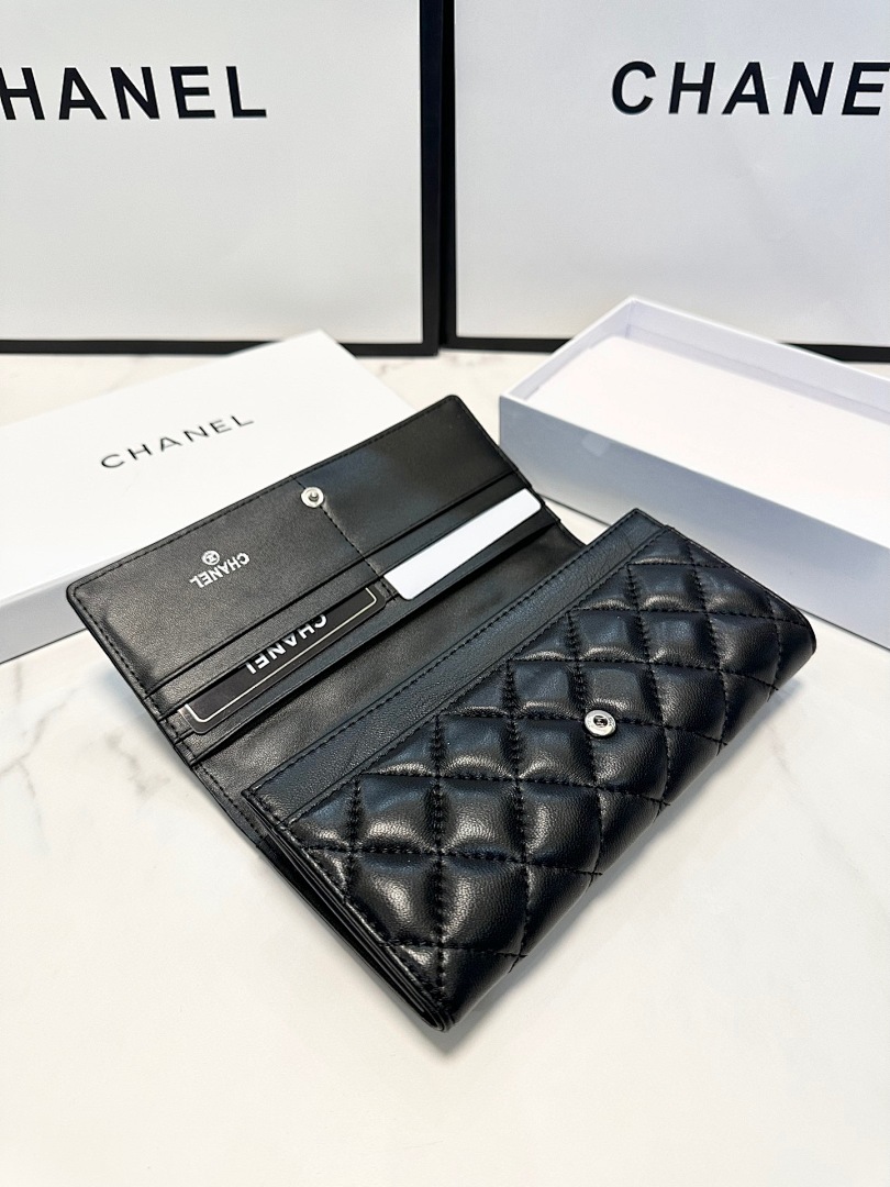 Chanel Caviar Quilted Long Flap Wallet · 5431 — תמונה 8