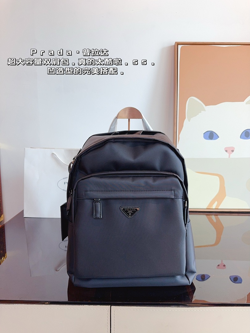 Prada Re-Nylon And Saffiano Leather Backpack · 4999 — תמונה 13