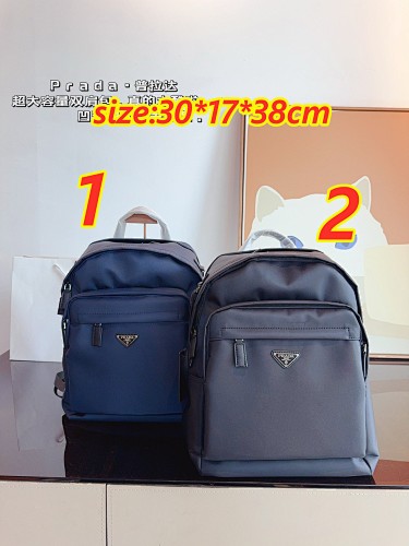 Prada Re-Nylon And Saffiano Leather Backpack · 4999