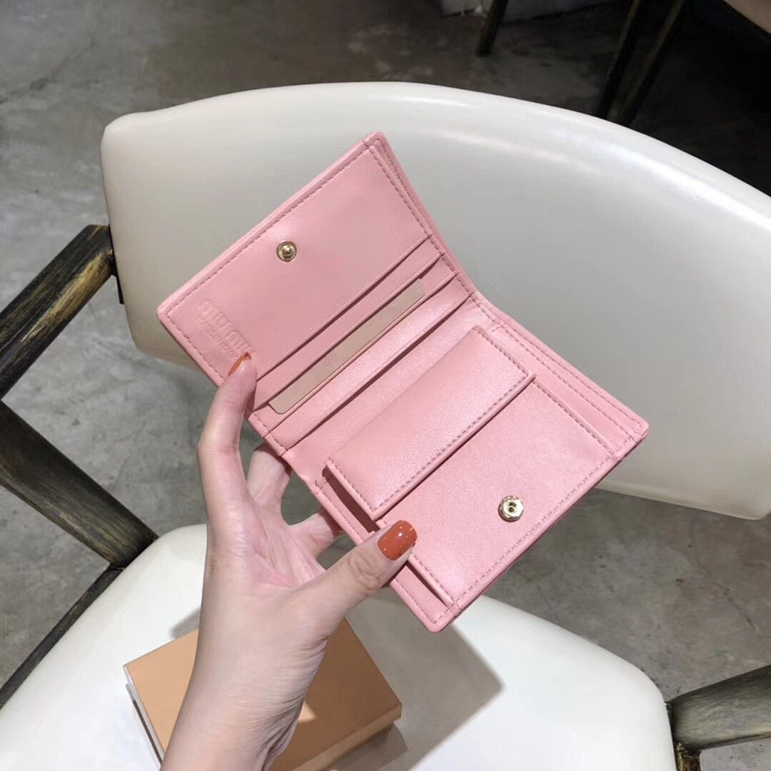 Miu Miu Small Matelassé Nappa Leather Wallet · 5435 — תמונה 12