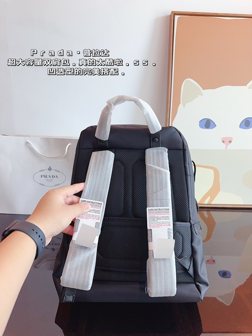 Prada Re-Nylon And Saffiano Leather Backpack · 4999 — תמונה 10