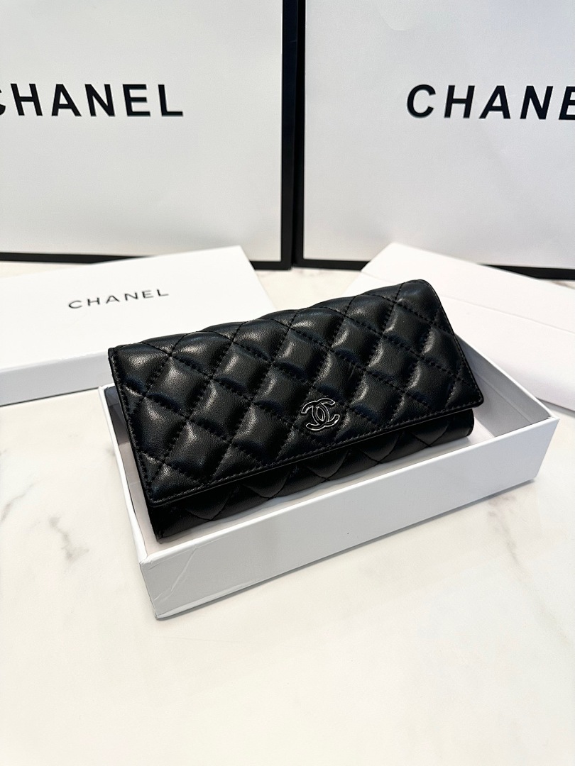 Chanel Caviar Quilted Long Flap Wallet · 5431 — תמונה 9