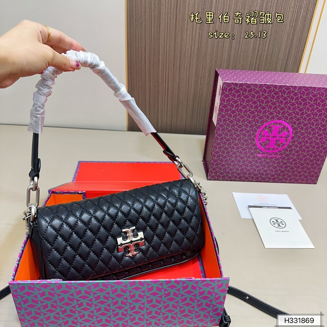 Tory Burch Kira Ruched Small Convertible Shoulder · 5662 — תמונה 11