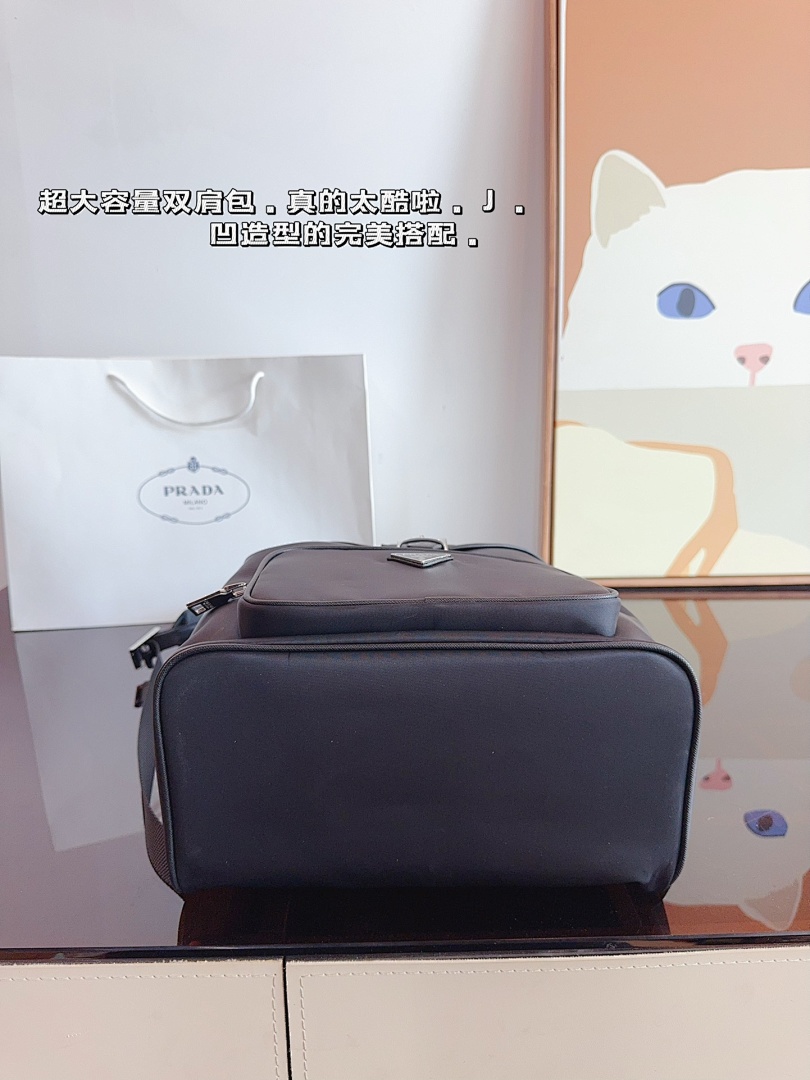 Prada Re-Nylon And Saffiano Leather Backpack · 4999 — תמונה 3