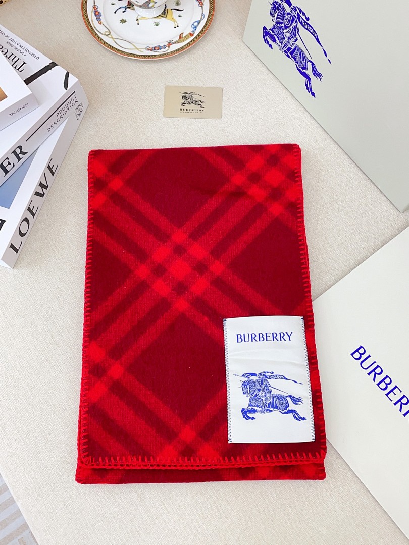Burberry Check Wool Hooded Scarf · 5863 — תמונה 20