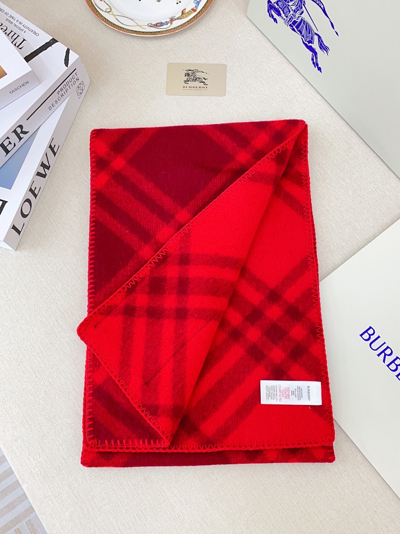 Burberry Check Wool Hooded Scarf · 5863 — תמונה 19