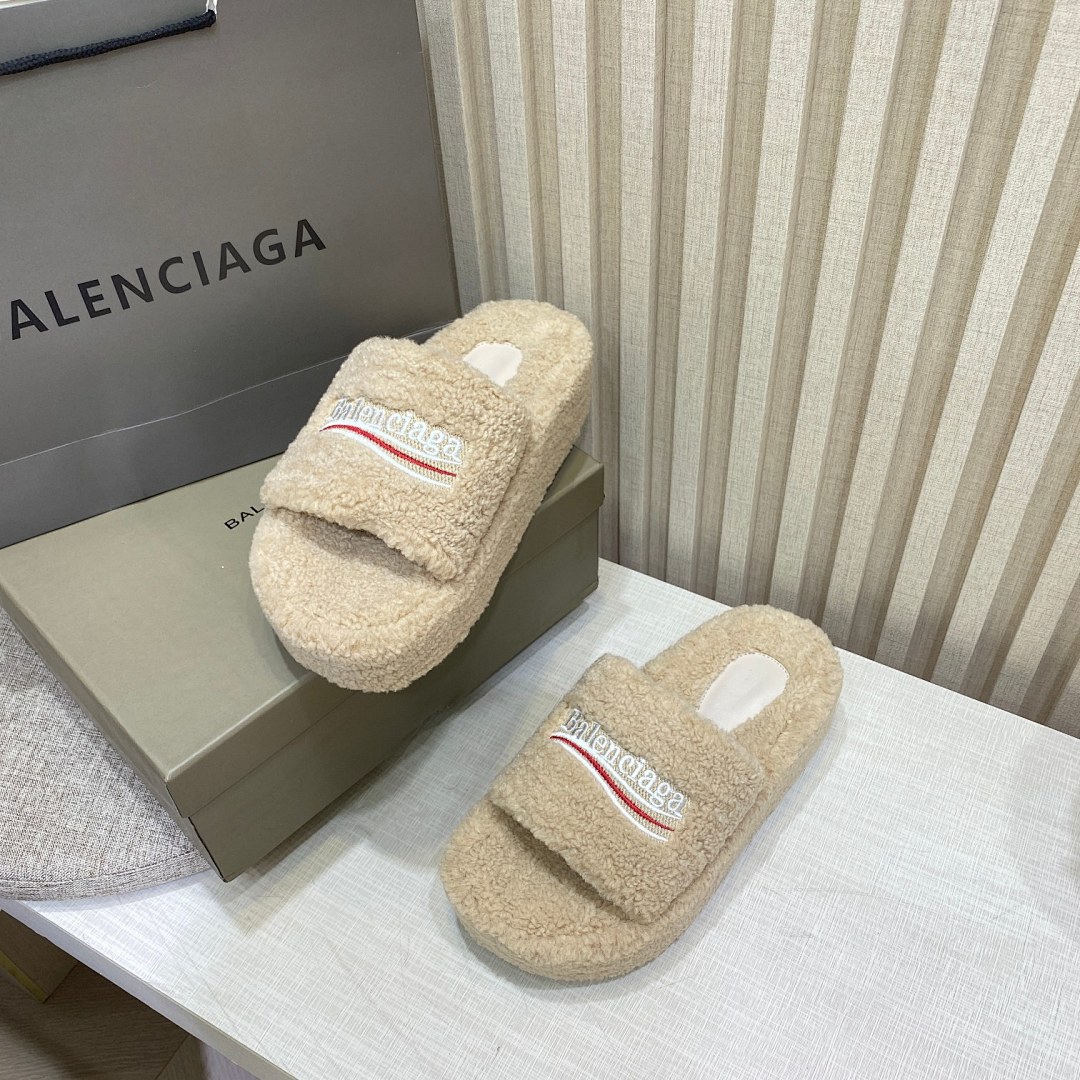 Balenciaga Furry Slide · 5025 — תמונה 6