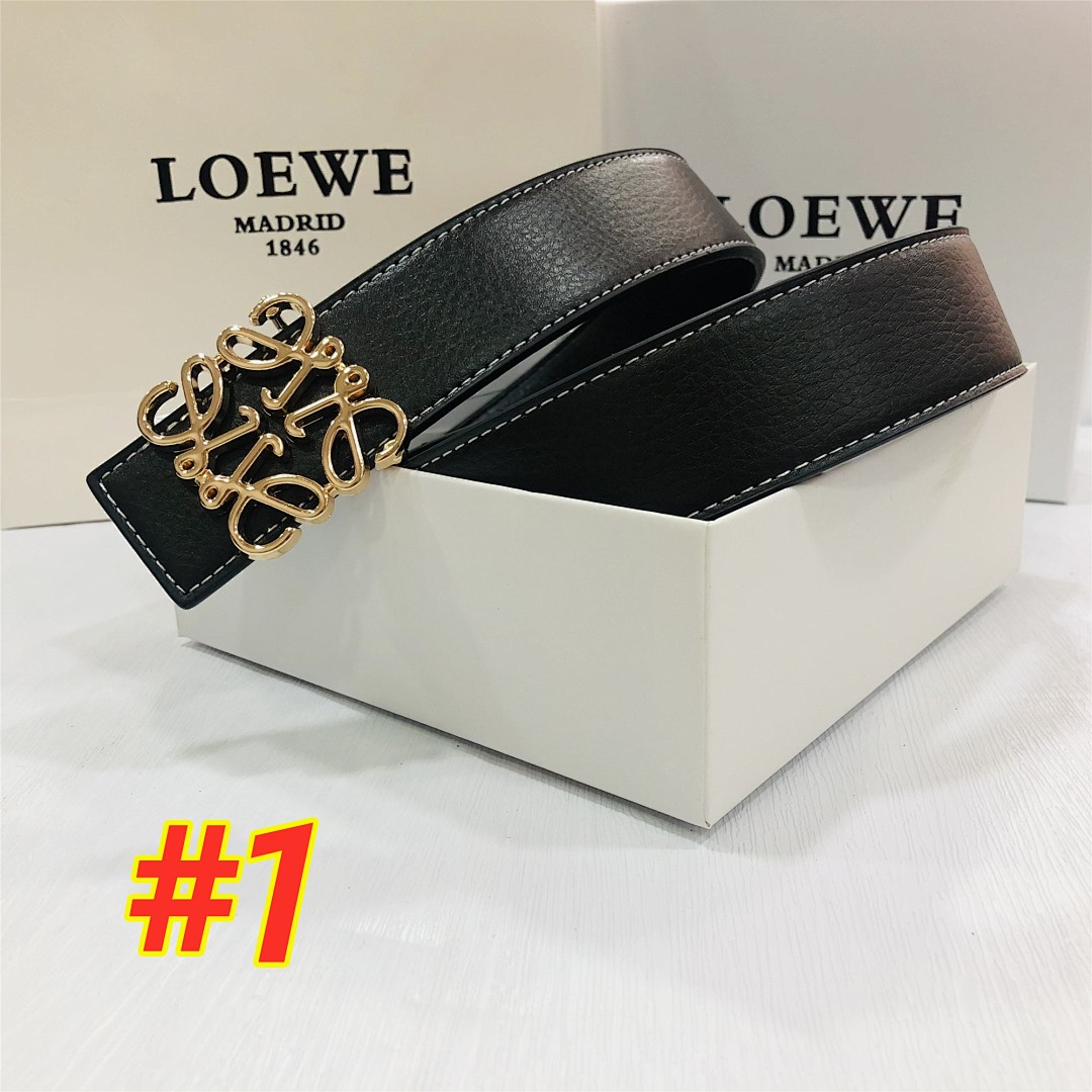 Loewe Anagram Reversible Belt · 3845