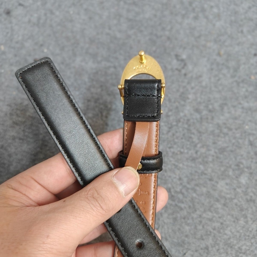 Coach Sculpted C Buckle Reversible Belt · 6314 — תמונה 15