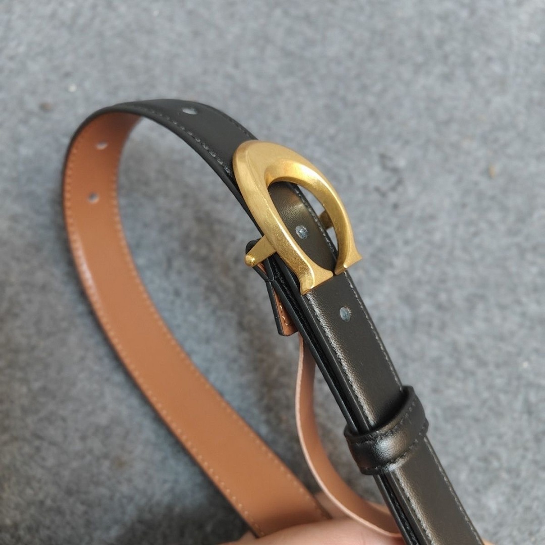 Coach Sculpted C Buckle Reversible Belt · 6314 — תמונה 12