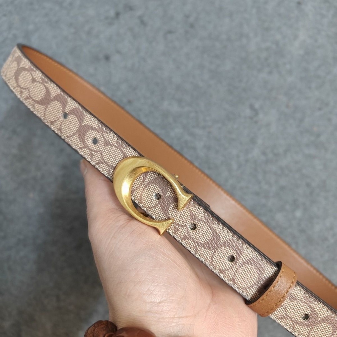 Coach Sculpted C Buckle Reversible Belt · 6314 — תמונה 10