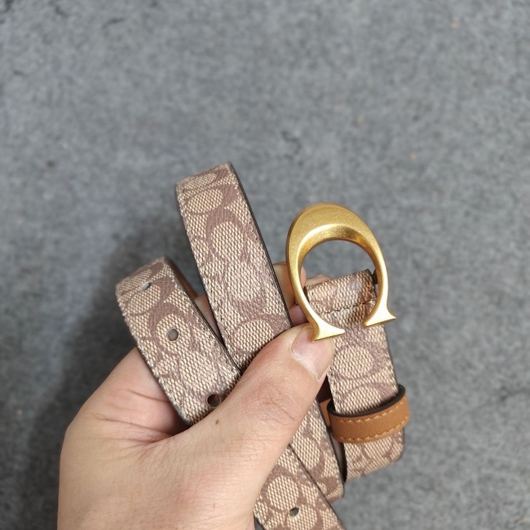Coach Sculpted C Buckle Reversible Belt · 6314 — תמונה 9