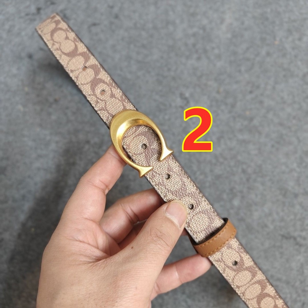 Coach Sculpted C Buckle Reversible Belt · 6314 — תמונה 2
