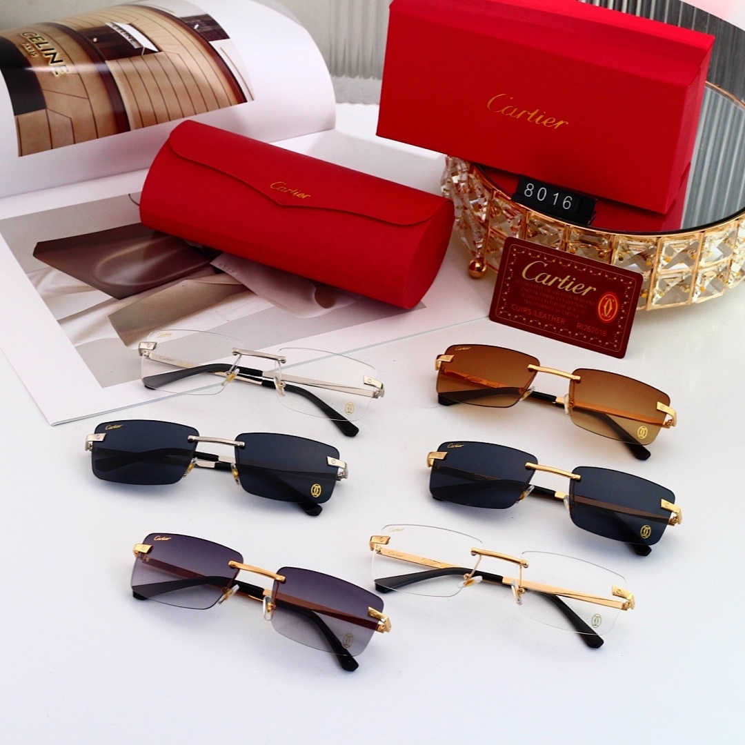 Cartier Sunglasses with Elongated C de · 6256 — תמונה 2