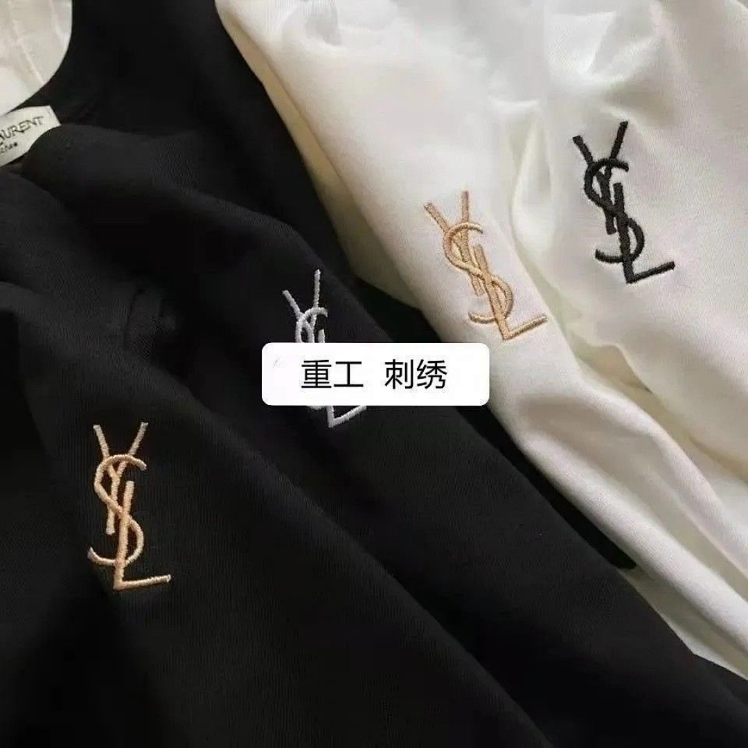 Saint Laurent Cassandre T-Shirt in Piqué · 6190 — תמונה 15