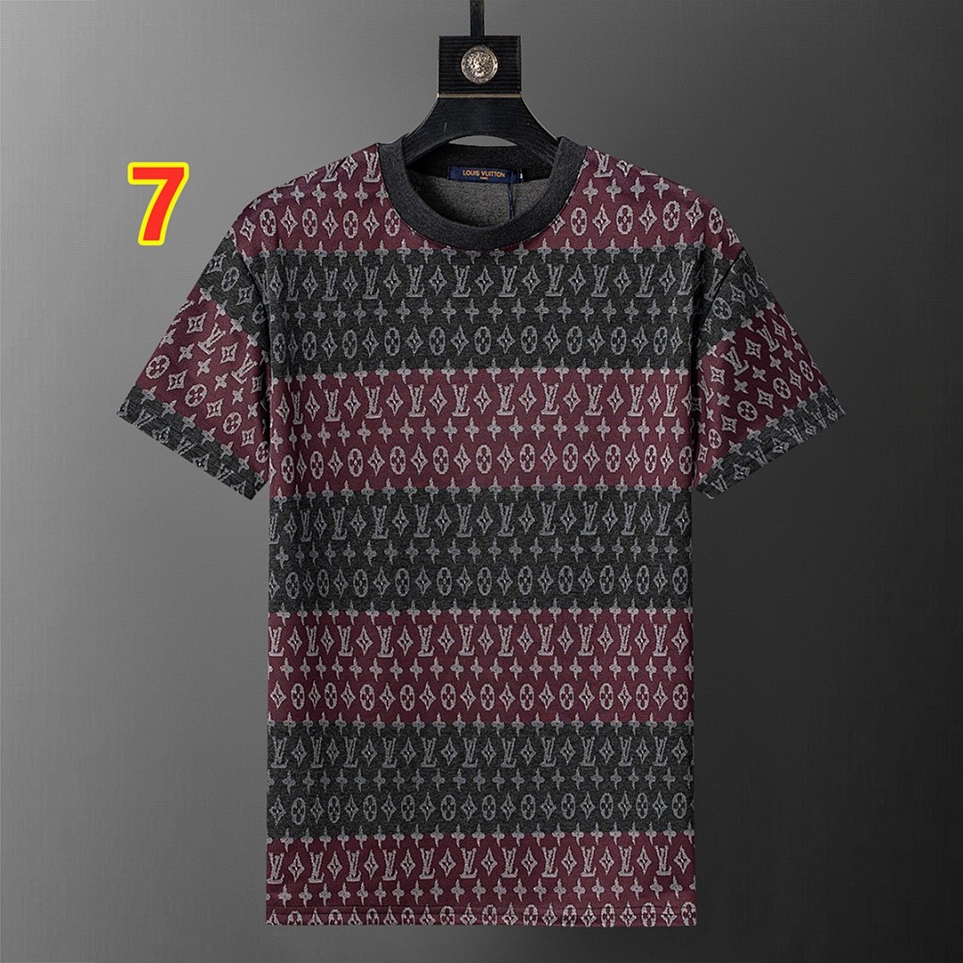 Louis Vuitton Damier Cotton Pique T-Shirt · 6196 — תמונה 7