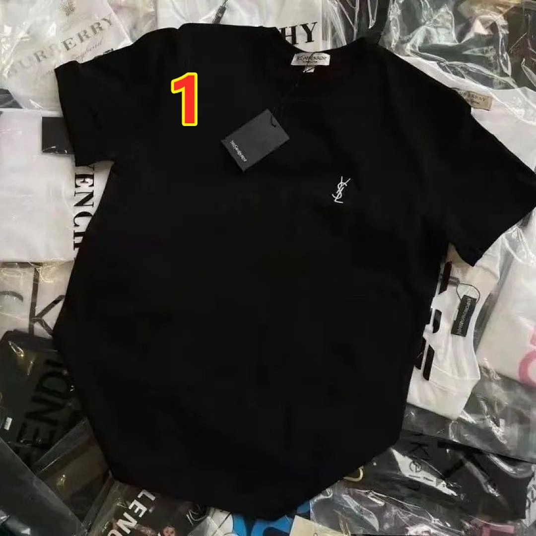 Saint Laurent Cassandre T-Shirt in Piqué · 6190