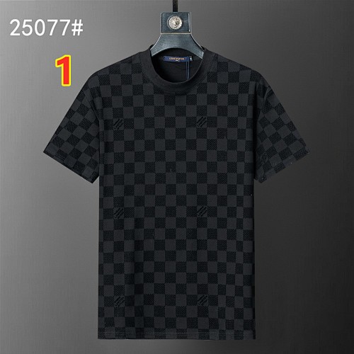 Louis Vuitton Damier Cotton Pique T-Shirt · 6196
