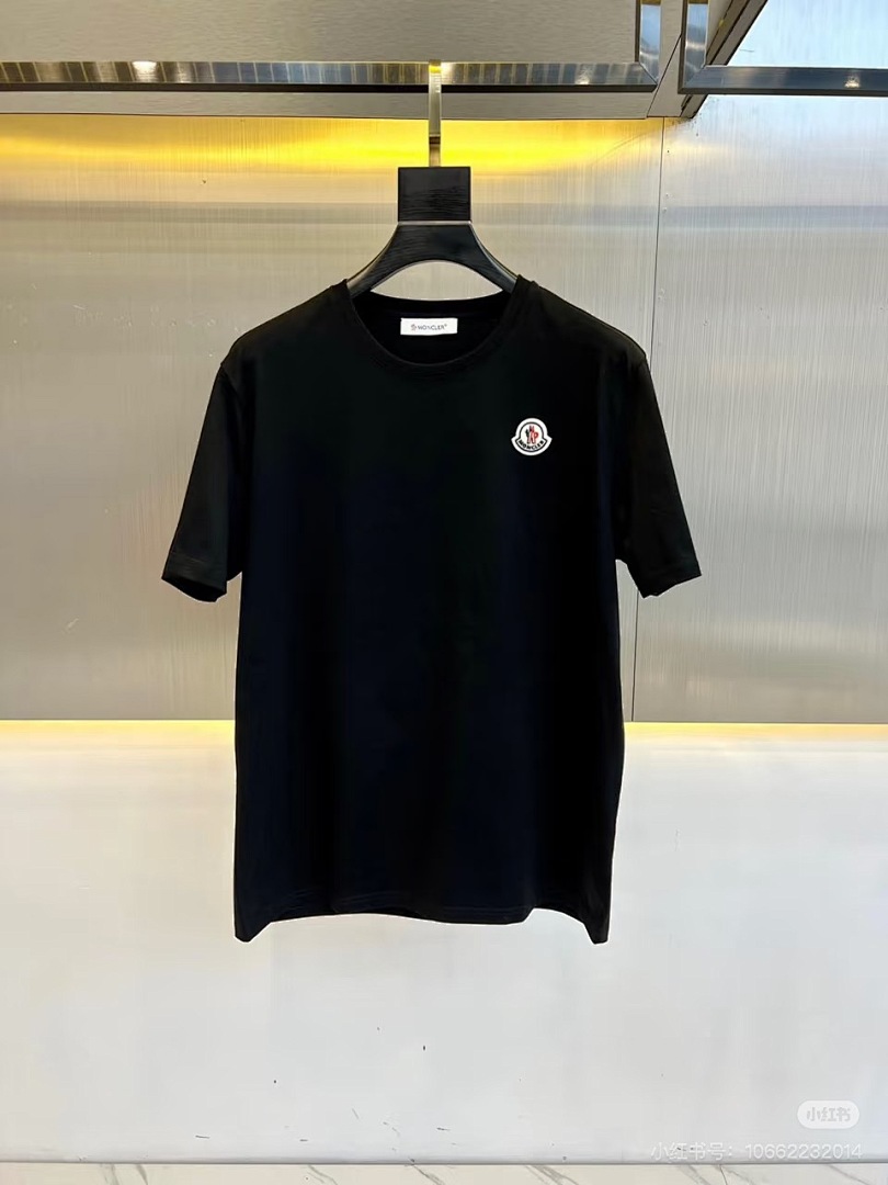 Moncler Logo Patch Cotton T-Shirt · 6189 — תמונה 8