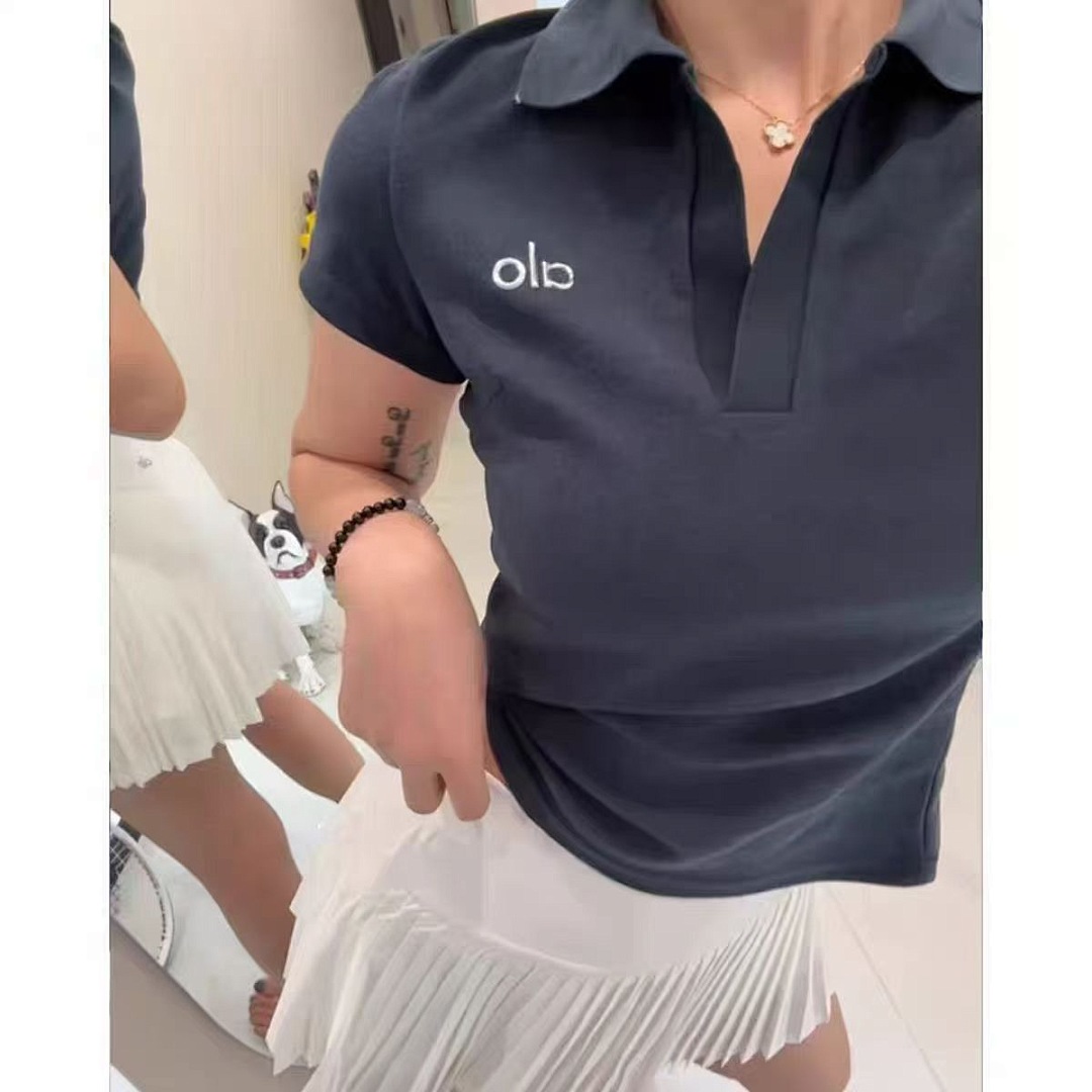 Alo Yoga Double Take Short Sleeve Polo · 6233 — תמונה 13